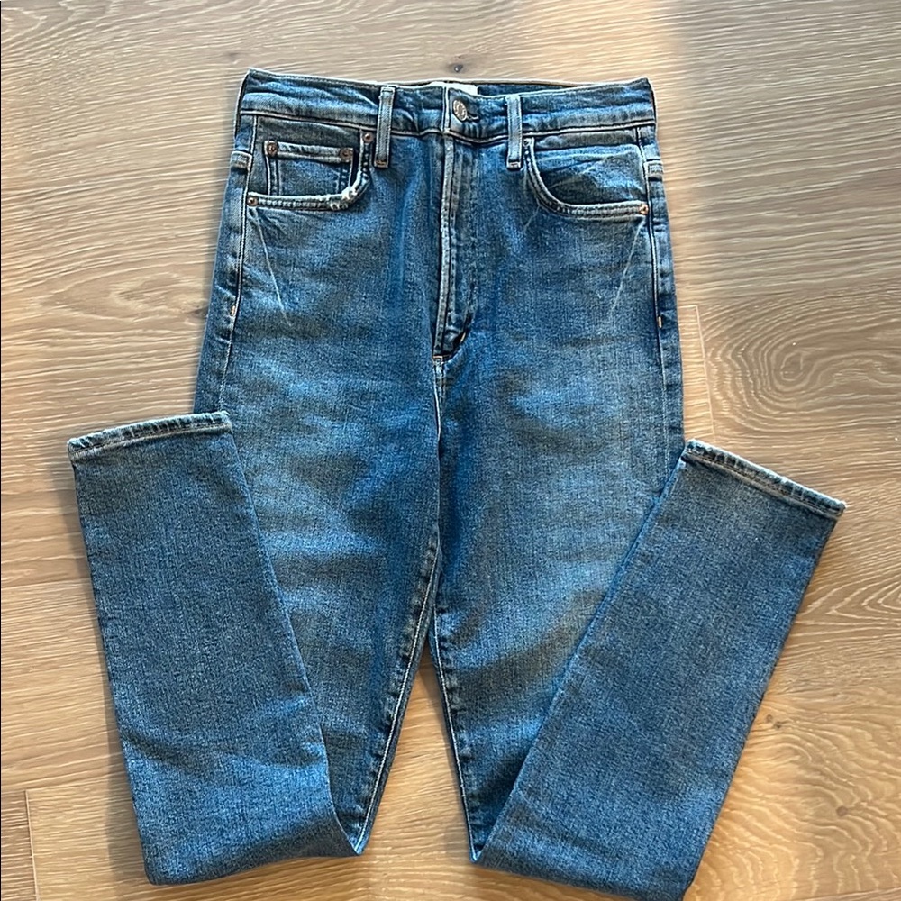 NWT AGOLDE High Rise Skinny Jean